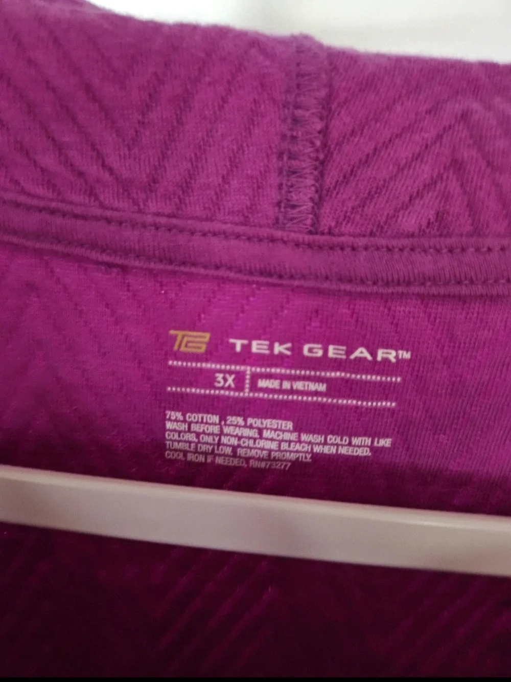 tek gear Purple Funnel Neck Pullover Sweater